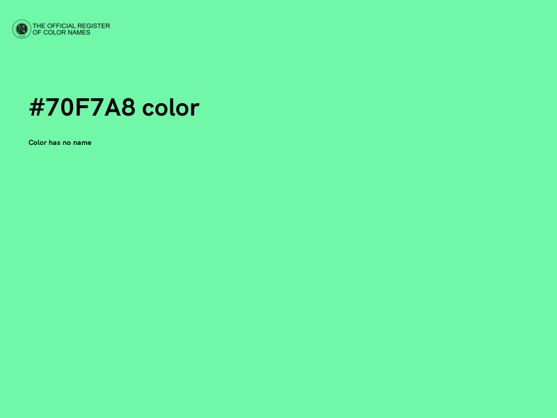#70F7A8 color image