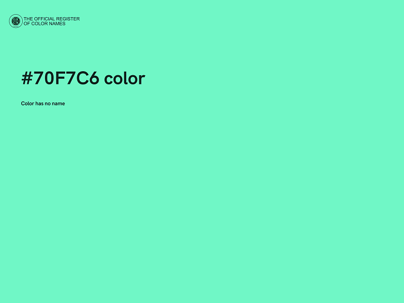 #70F7C6 color image