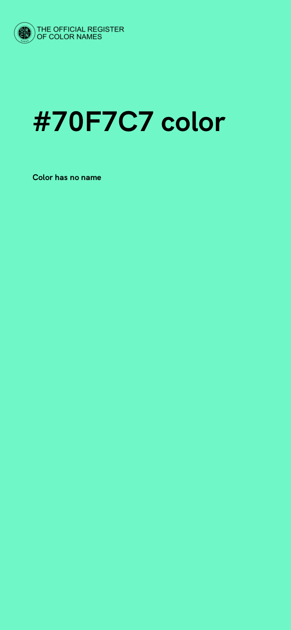 #70F7C7 color image