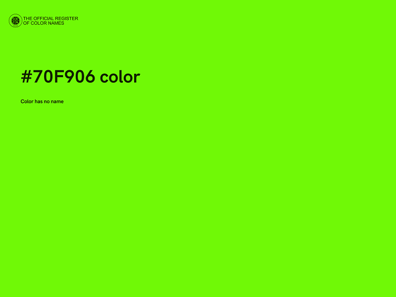 #70F906 color image