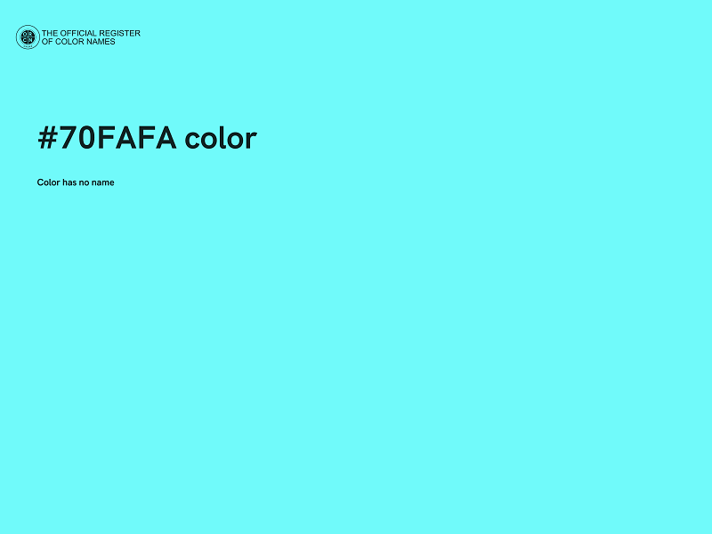 #70FAFA color image