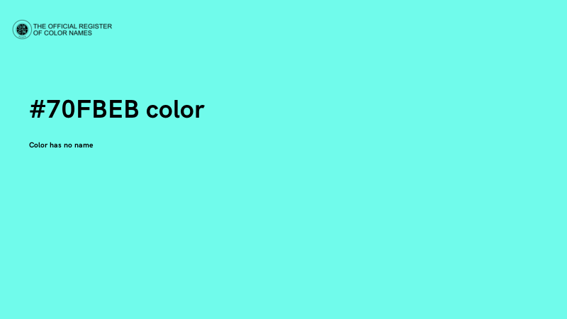 #70FBEB color image
