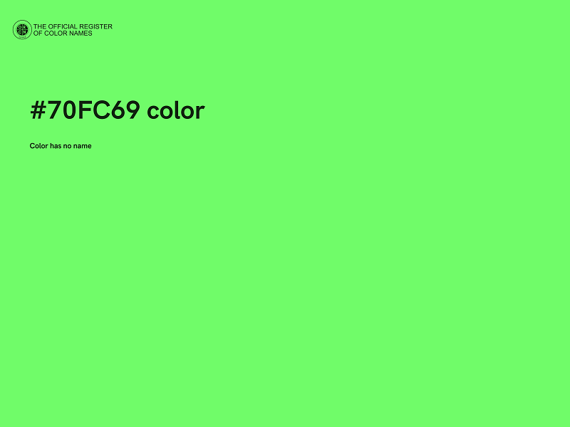 #70FC69 color image