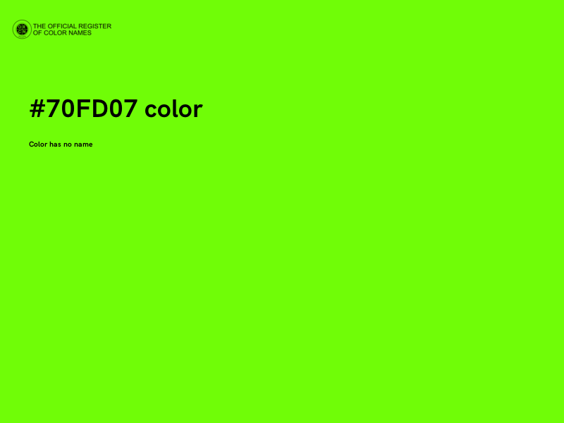 #70FD07 color image