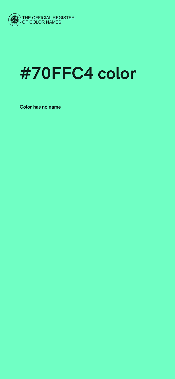 #70FFC4 color image