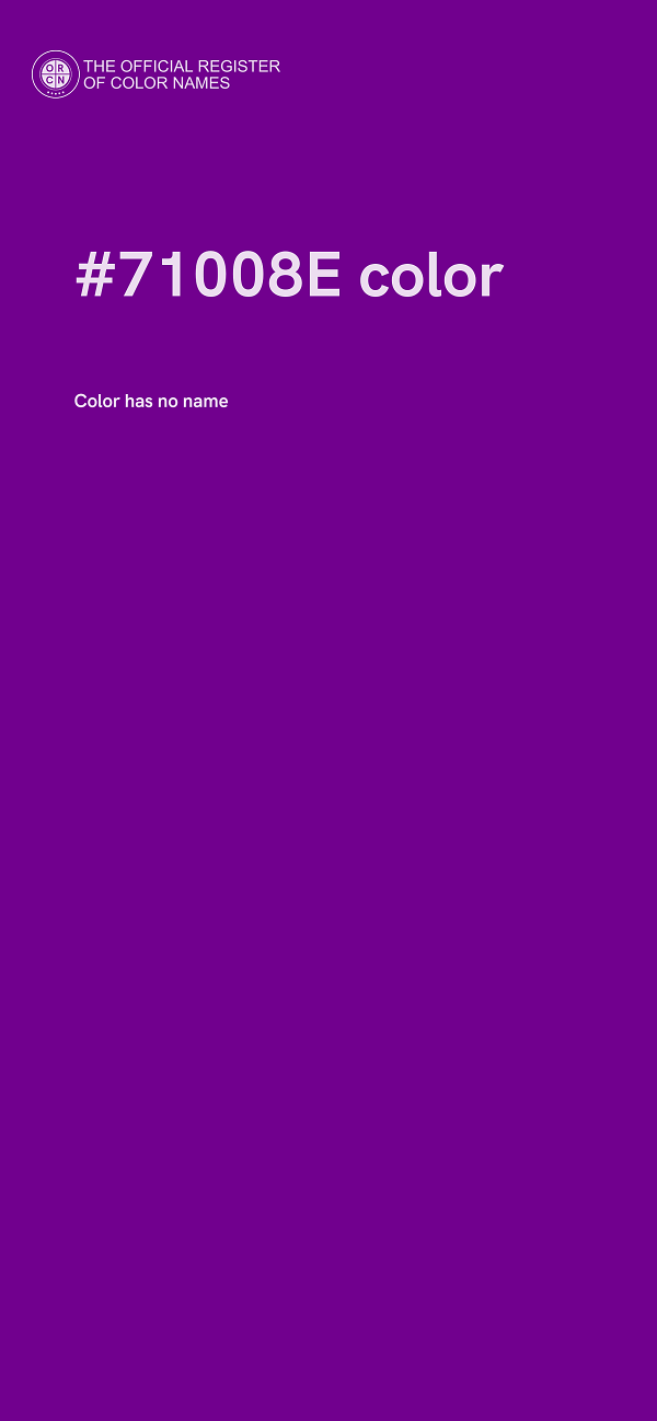 #71008E color image