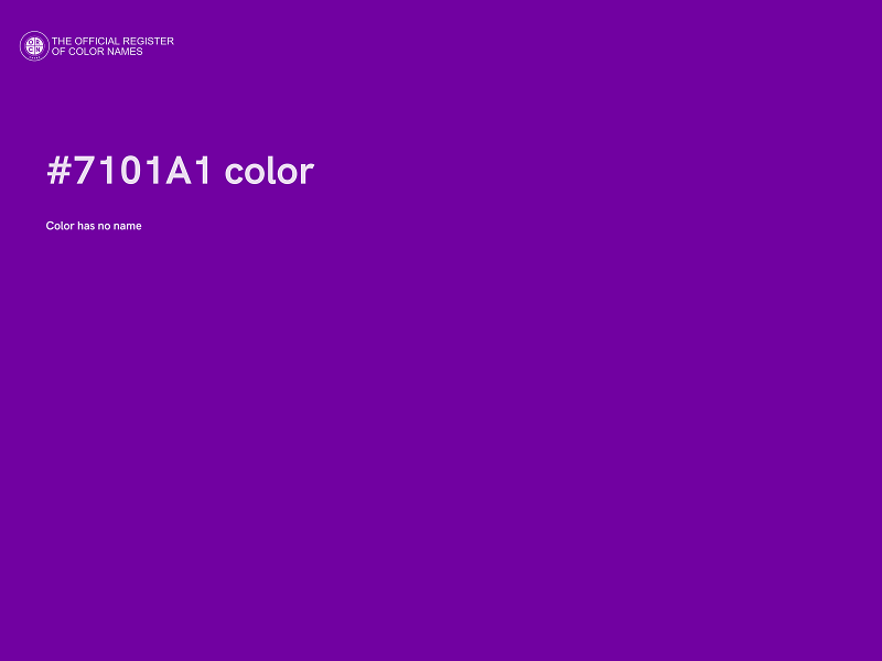 #7101A1 color image