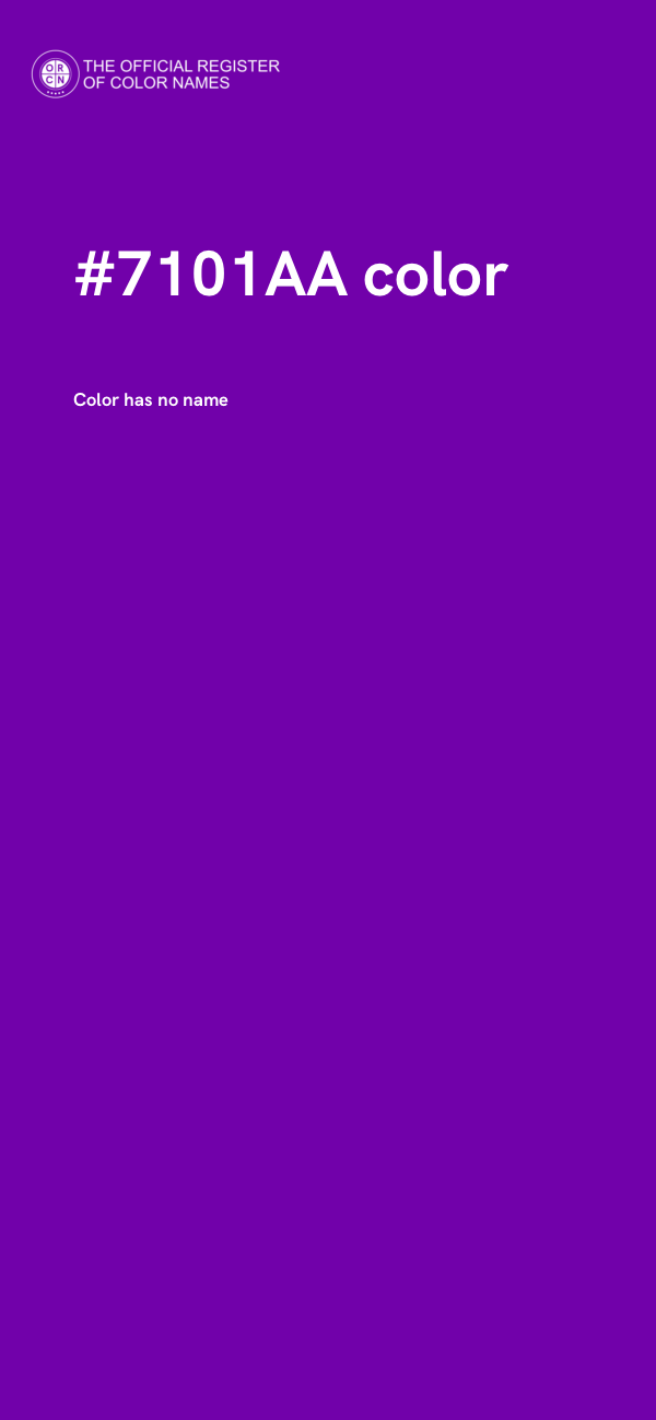 #7101AA color image