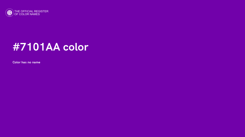 #7101AA color image