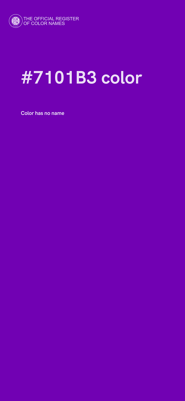 #7101B3 color image