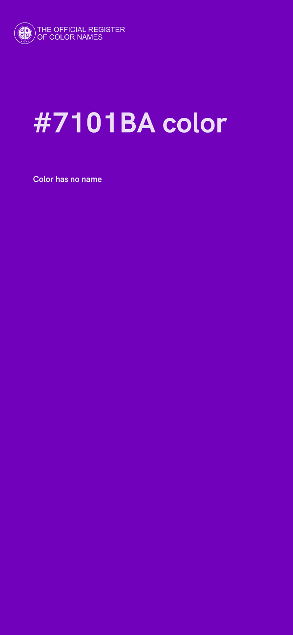 #7101BA color image