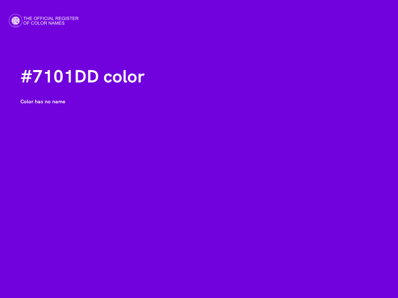#7101DD color image