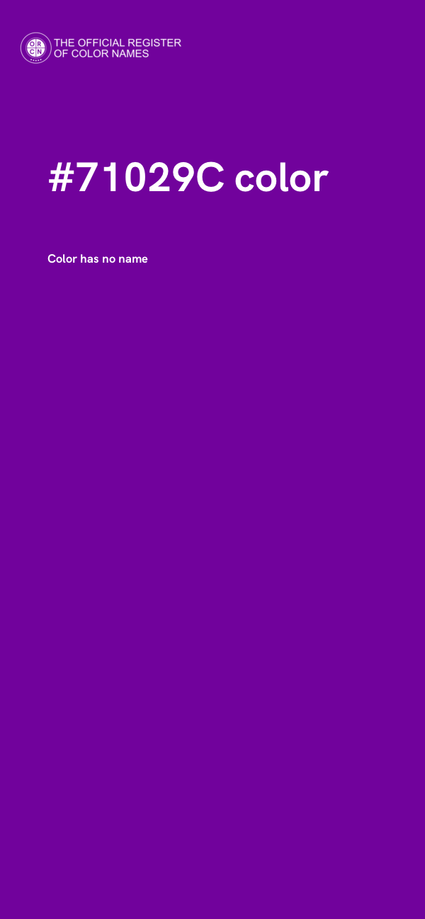 #71029C color image