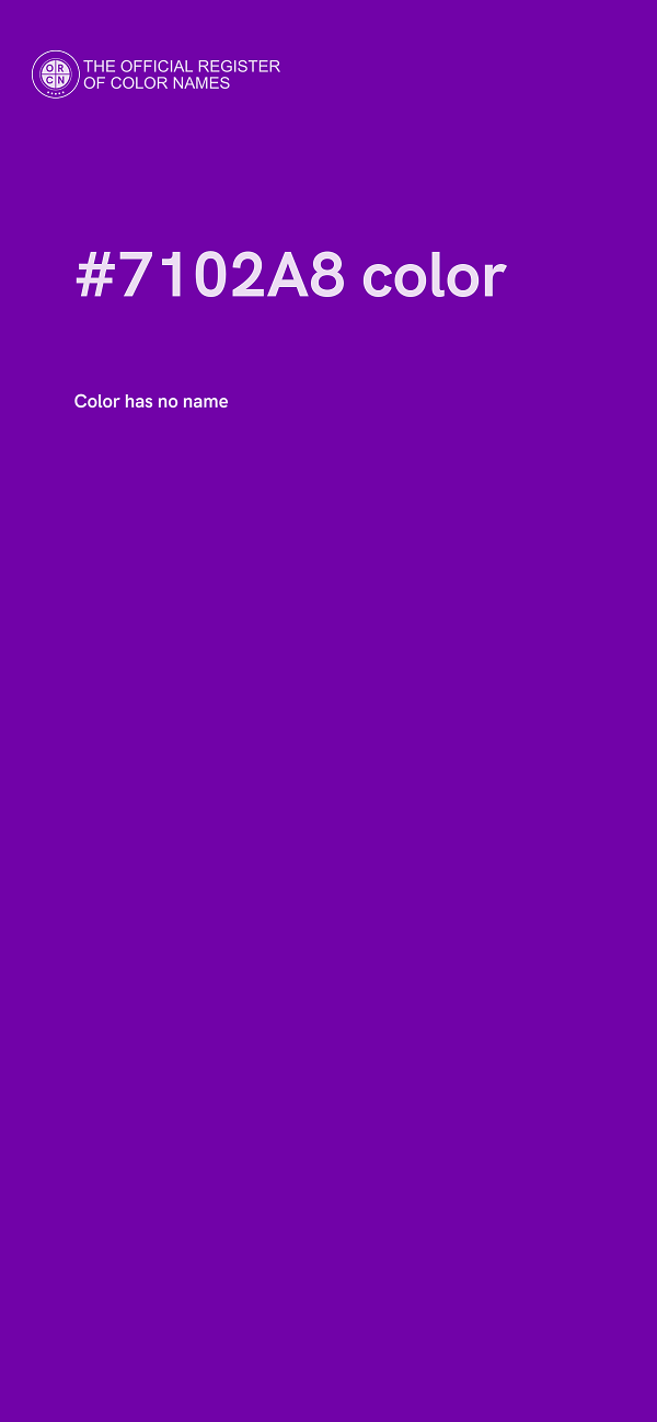 #7102A8 color image
