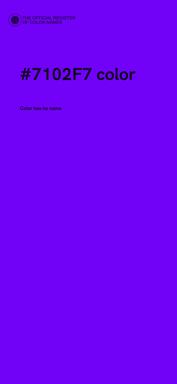 #7102F7 color image