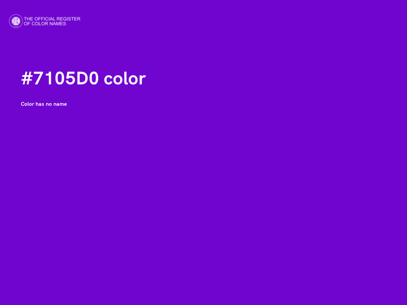 #7105D0 color image
