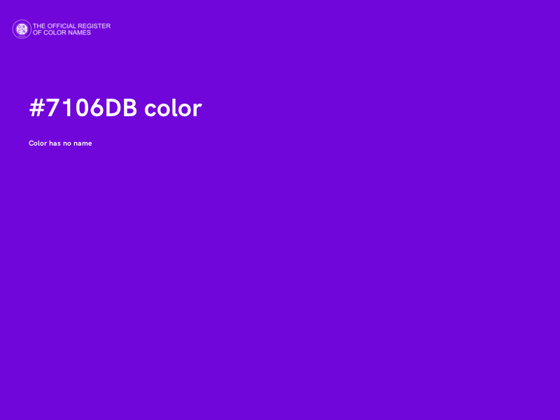 #7106DB color image
