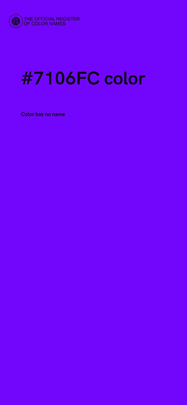 #7106FC color image
