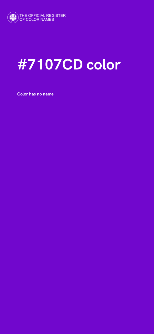 #7107CD color image