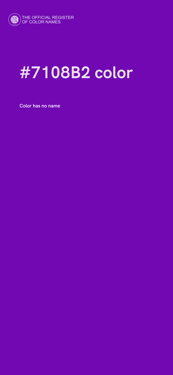 #7108B2 color image