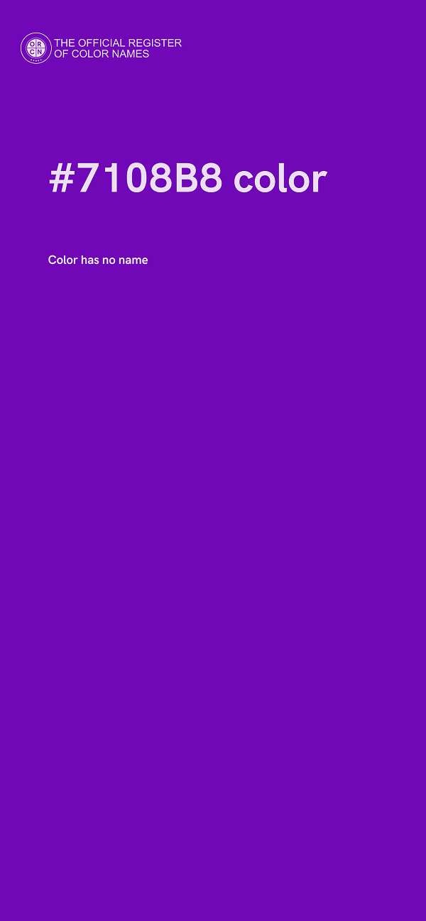 #7108B8 color image