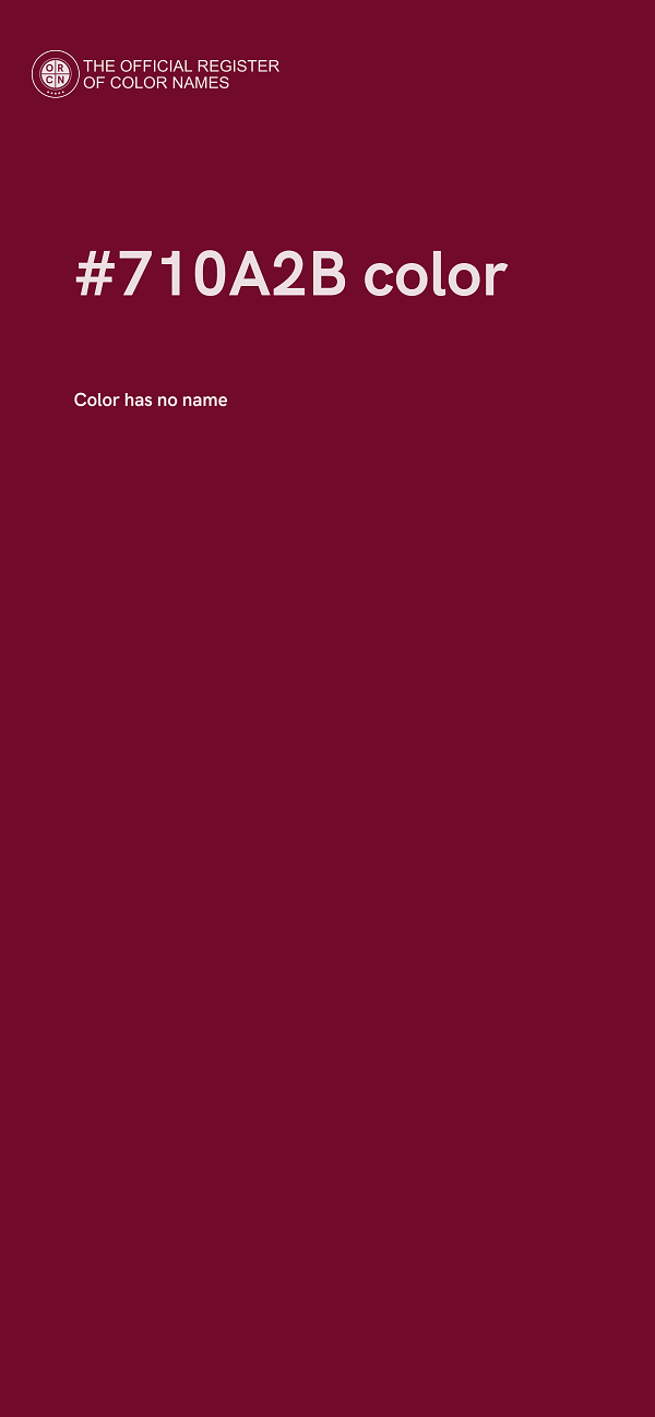#710A2B color image