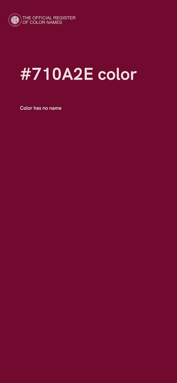 #710A2E color image