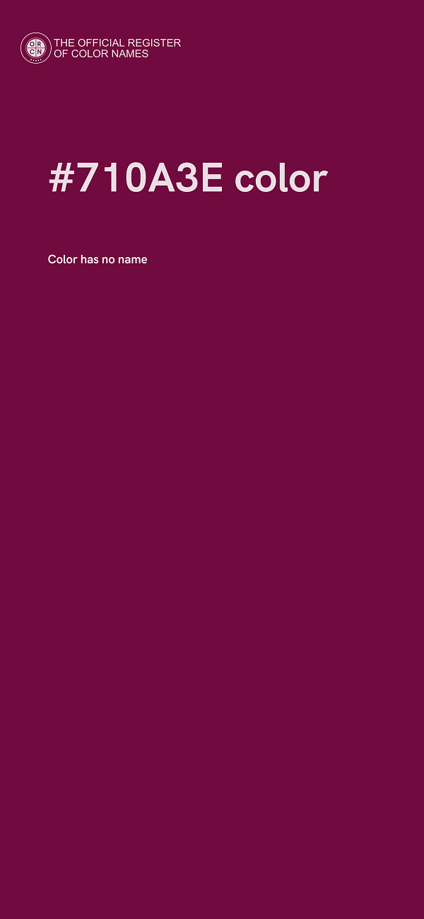 #710A3E color image