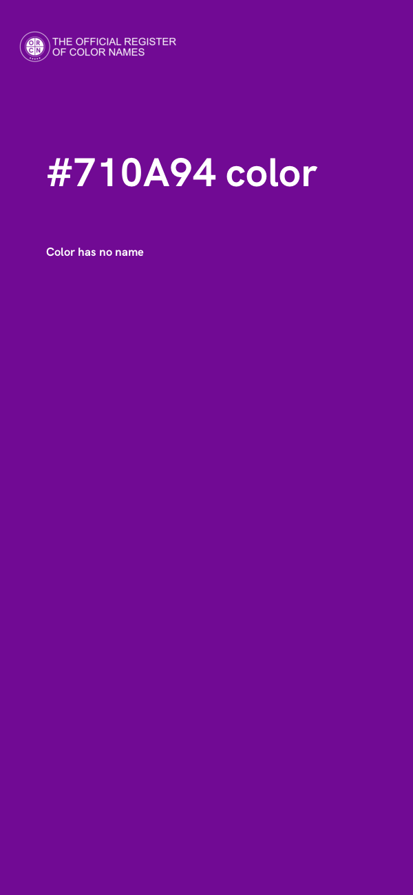 #710A94 color image