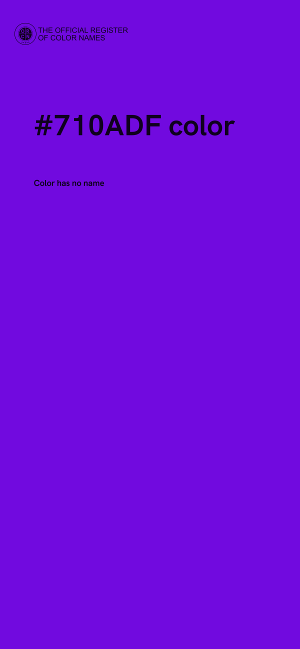 #710ADF color image