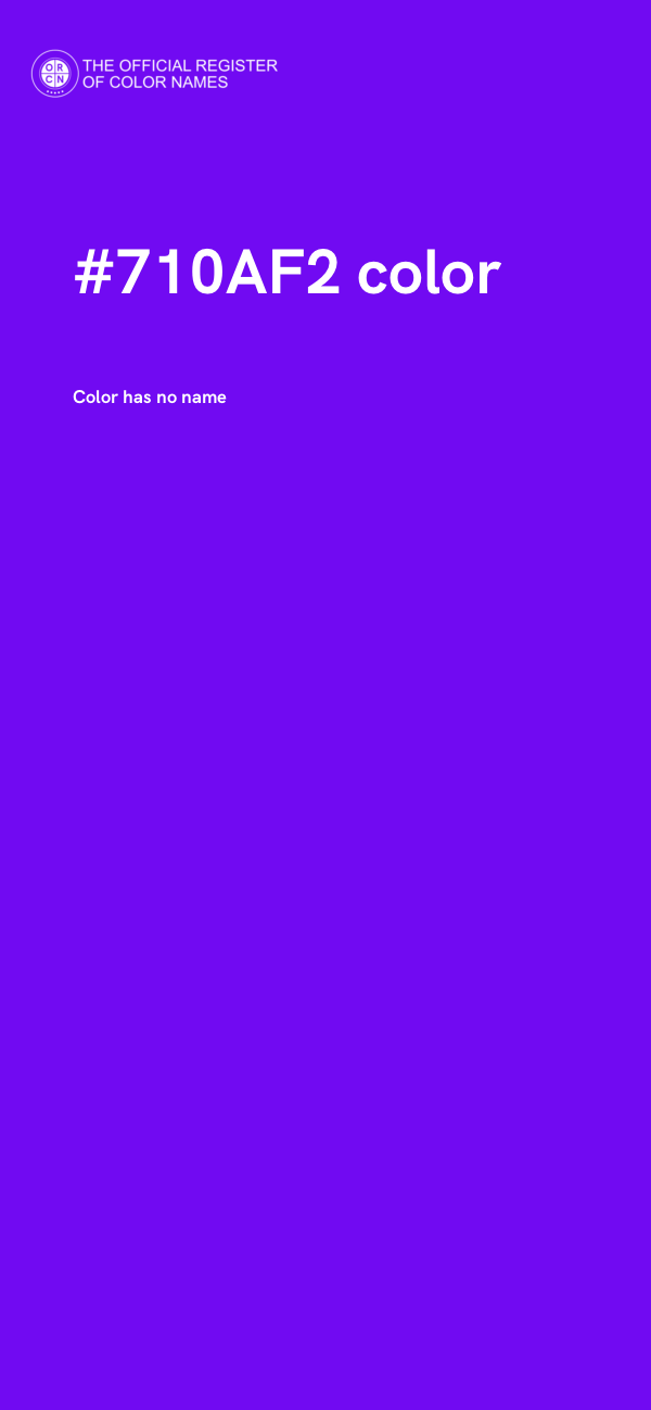 #710AF2 color image