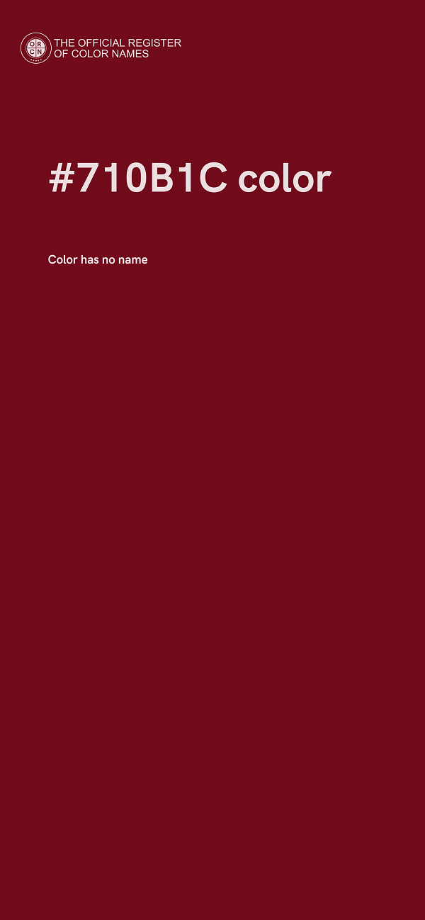 #710B1C color image