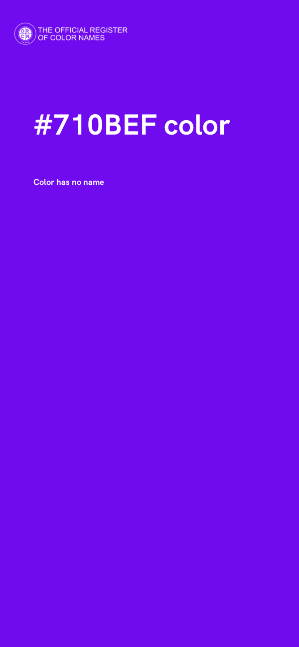 #710BEF color image