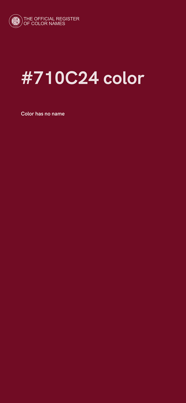 #710C24 color image
