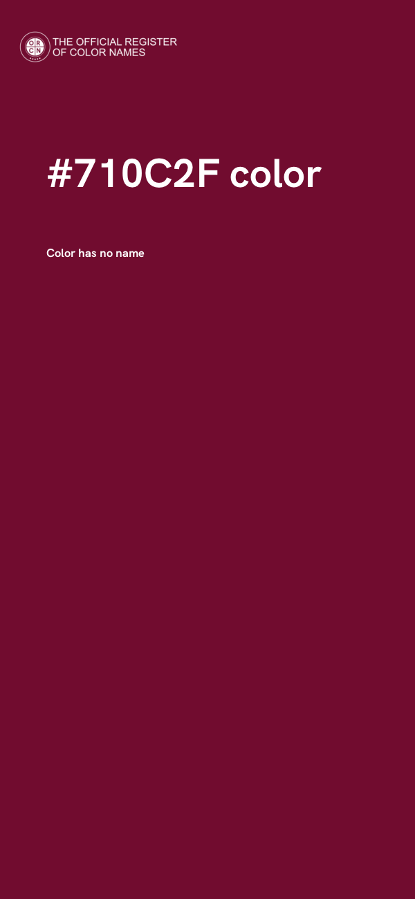 #710C2F color image