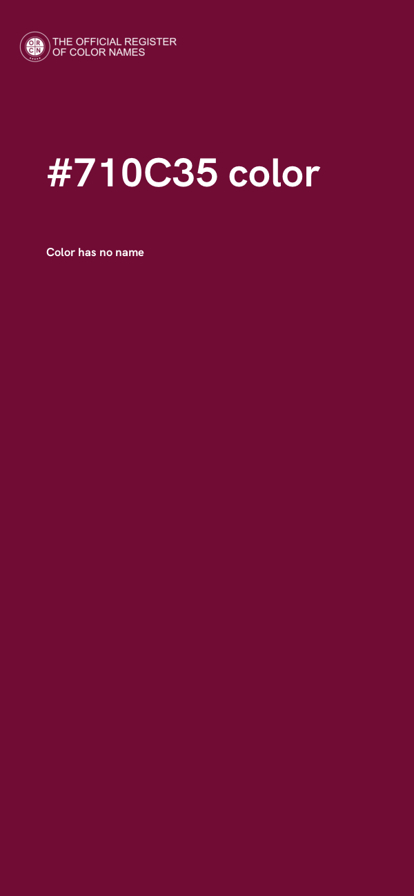 #710C35 color image