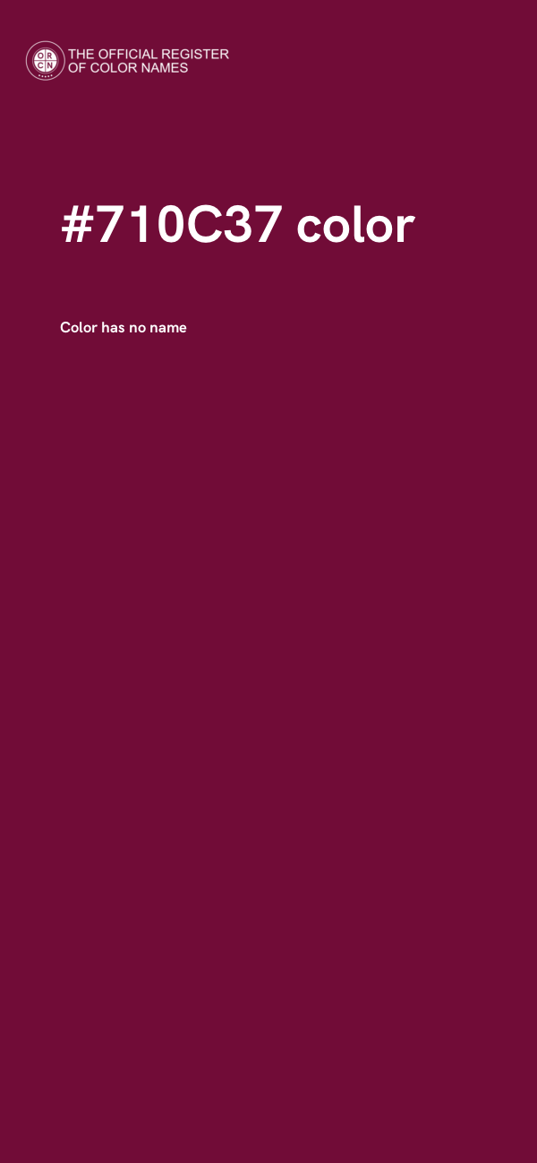 #710C37 color image