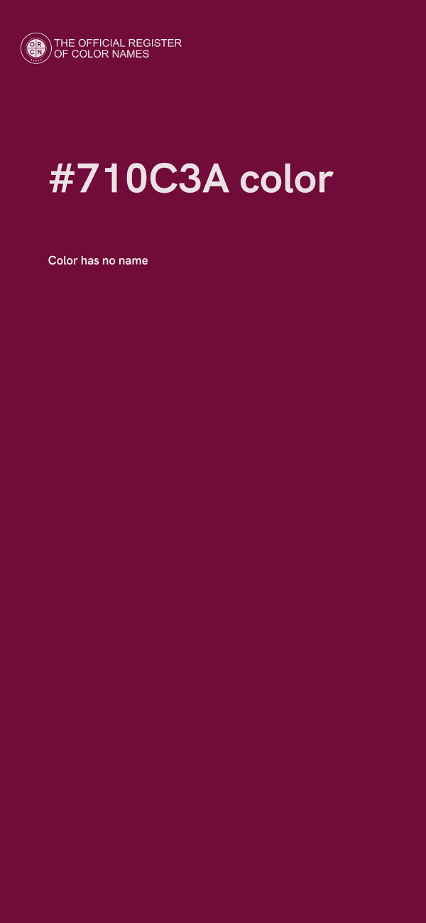 #710C3A color image