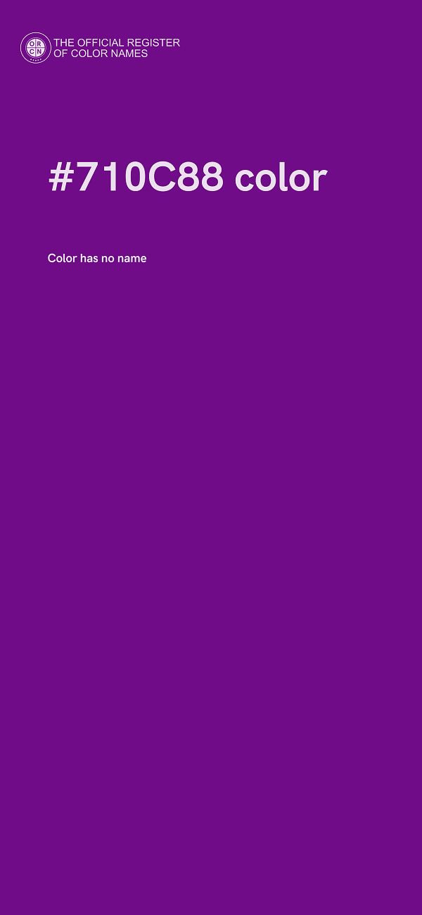 #710C88 color image