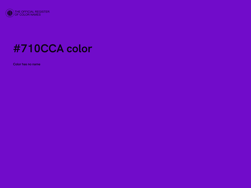 #710CCA color image