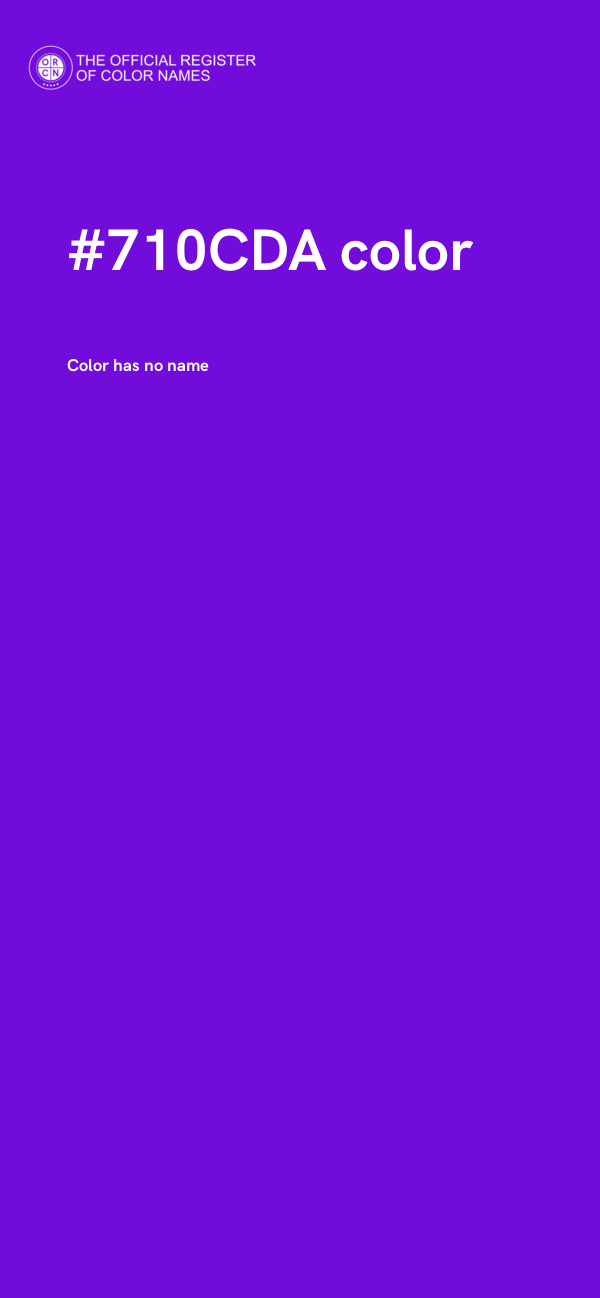 #710CDA color image