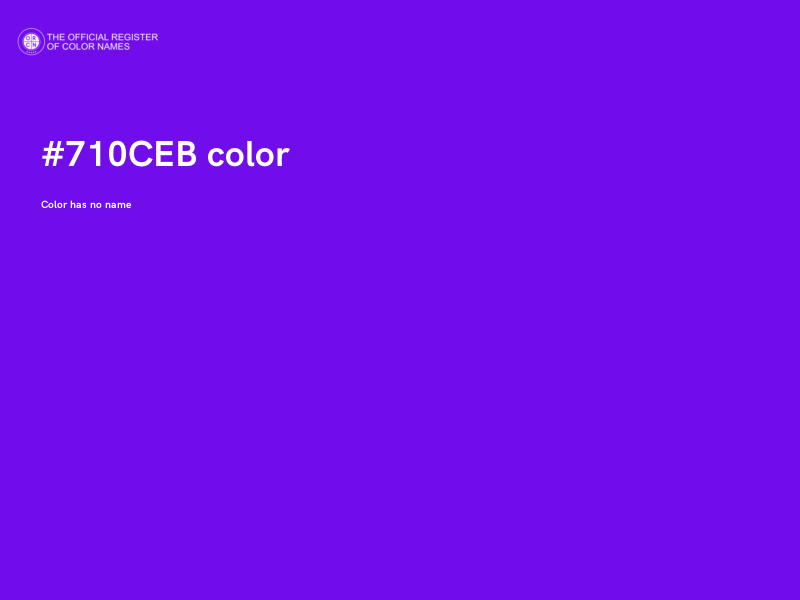 #710CEB color image