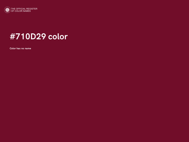 #710D29 color image