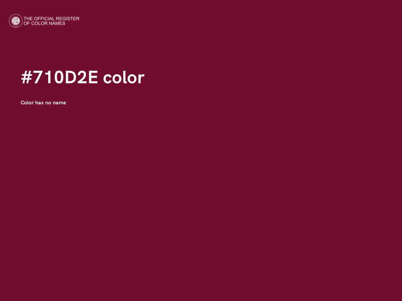#710D2E color image