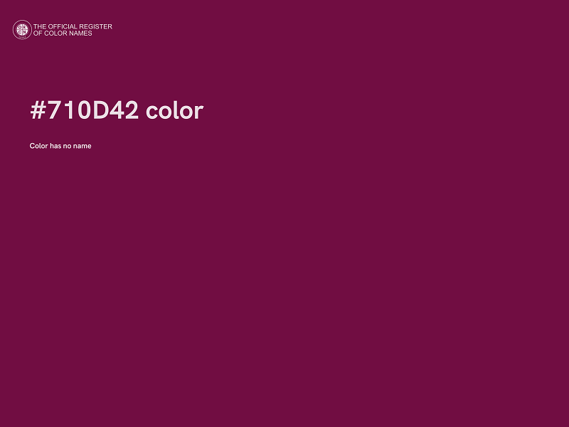 #710D42 color image