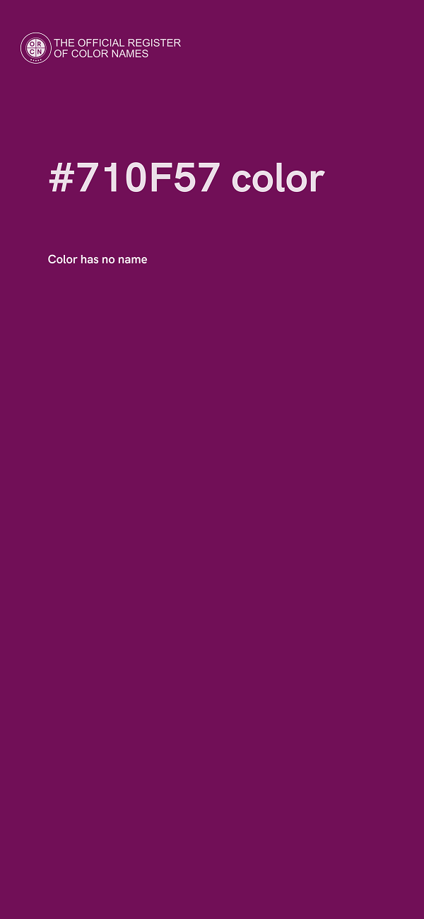 #710F57 color image