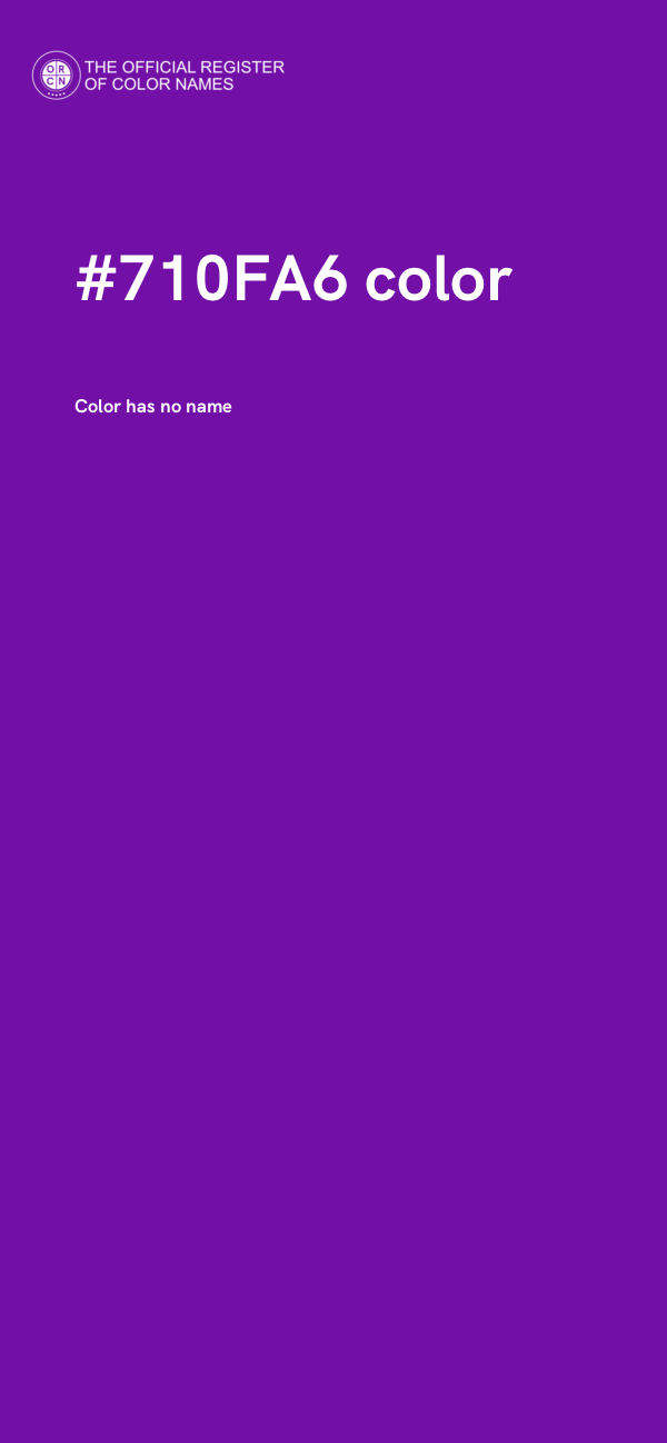 #710FA6 color image