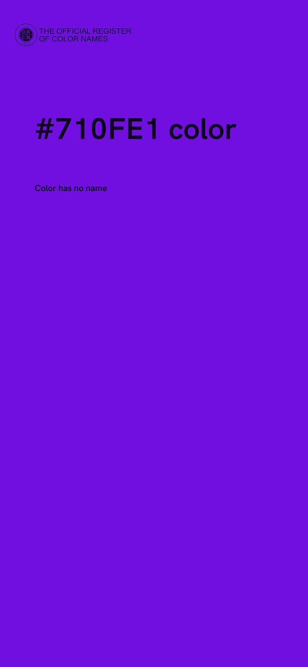 #710FE1 color image
