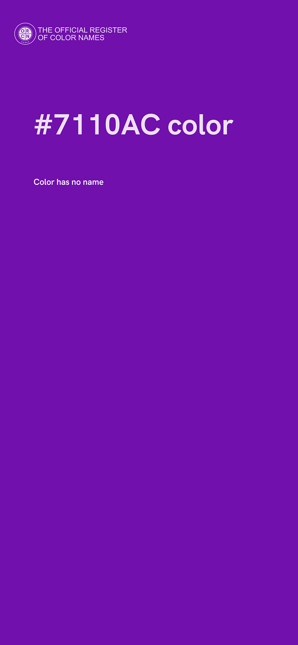 #7110AC color image