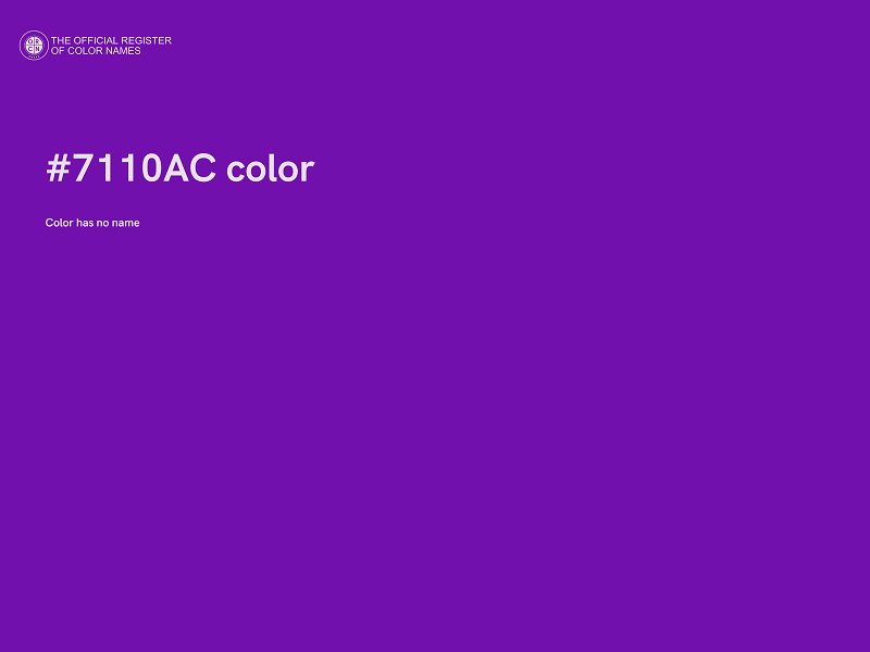 #7110AC color image